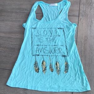 “Love is the answer” tank top